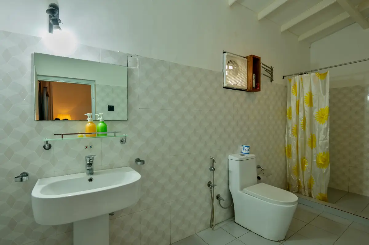 King Room private bathroom with shower